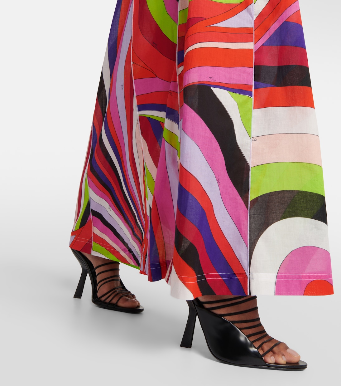 Vestido largo Iride de algodón | Pucci