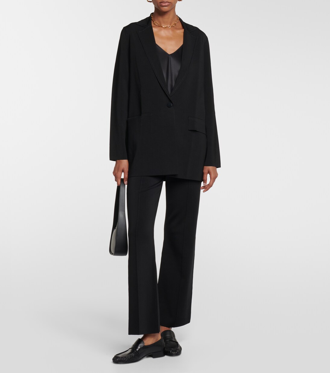 Blazer monopetto in crêpe | Joseph