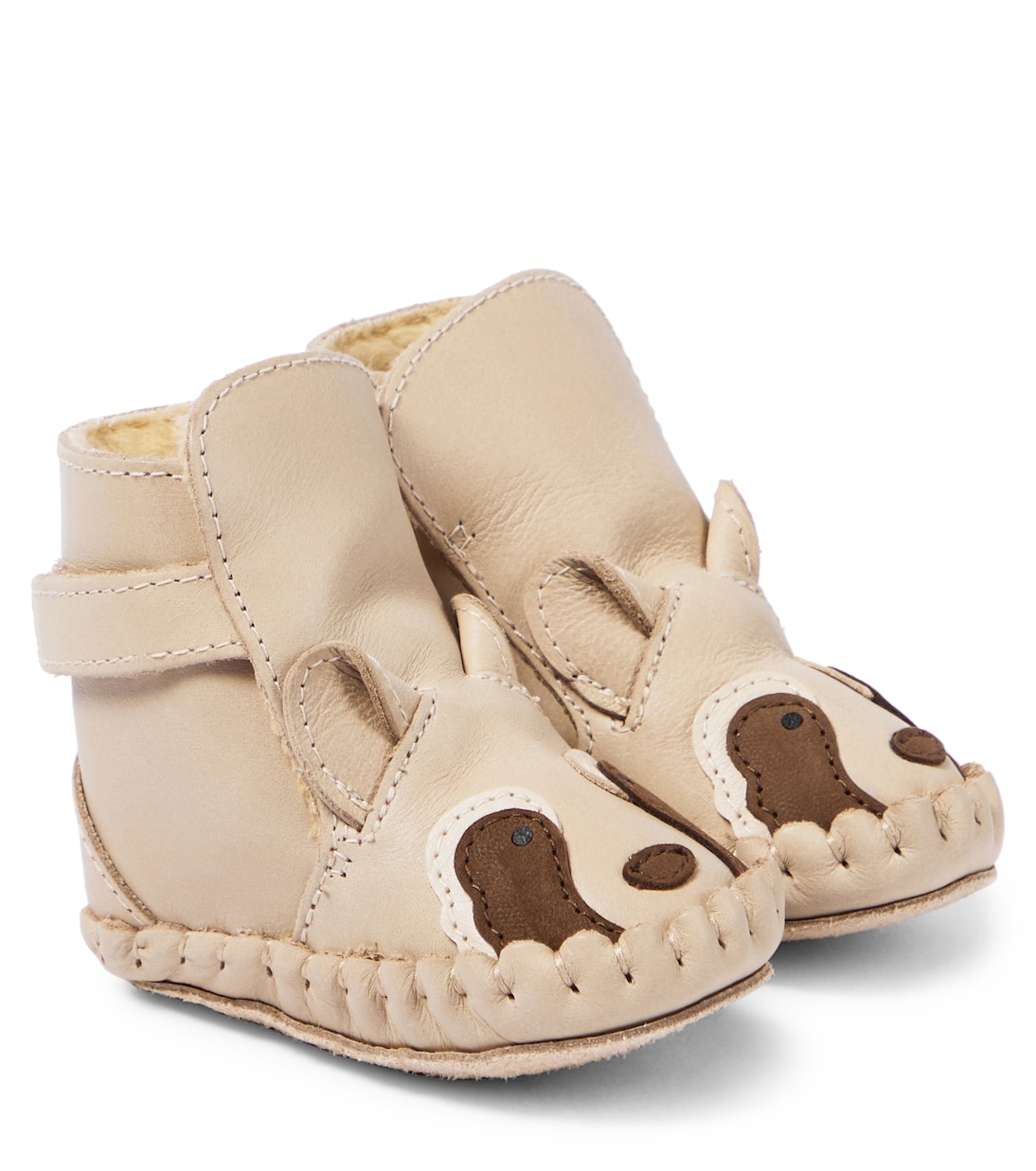Bebé - botines Kapi Raccoon de piel | Donsje