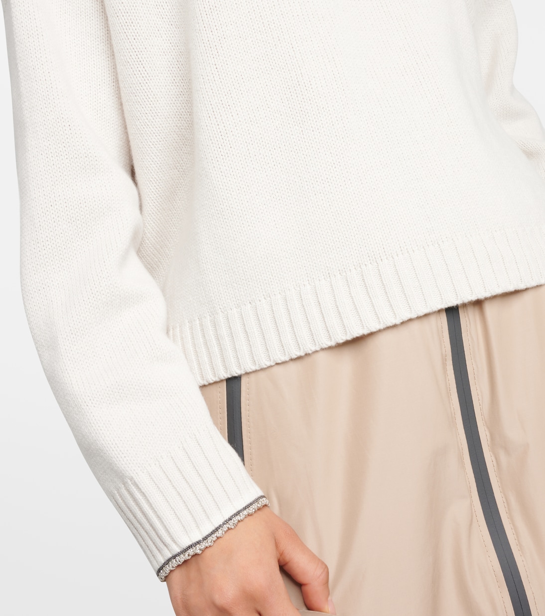 Jersey de lana, cachemir y seda | Brunello Cucinelli