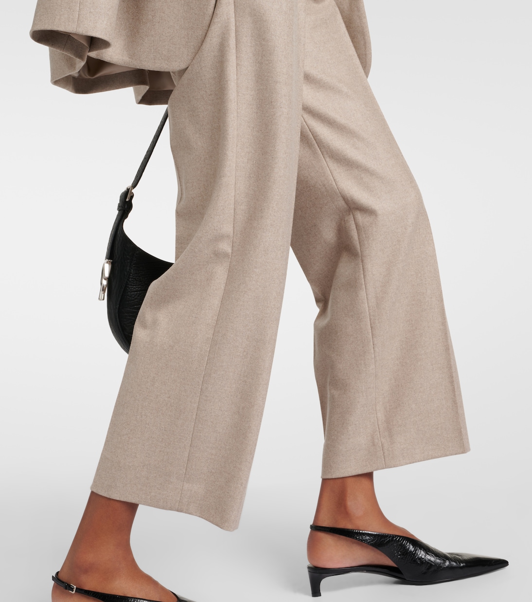 High-Rise-Hose aus Wolle und Kaschmir | Loro Piana