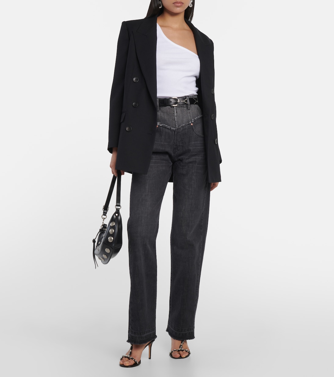 One-shoulder cotton tank top | Isabel Marant