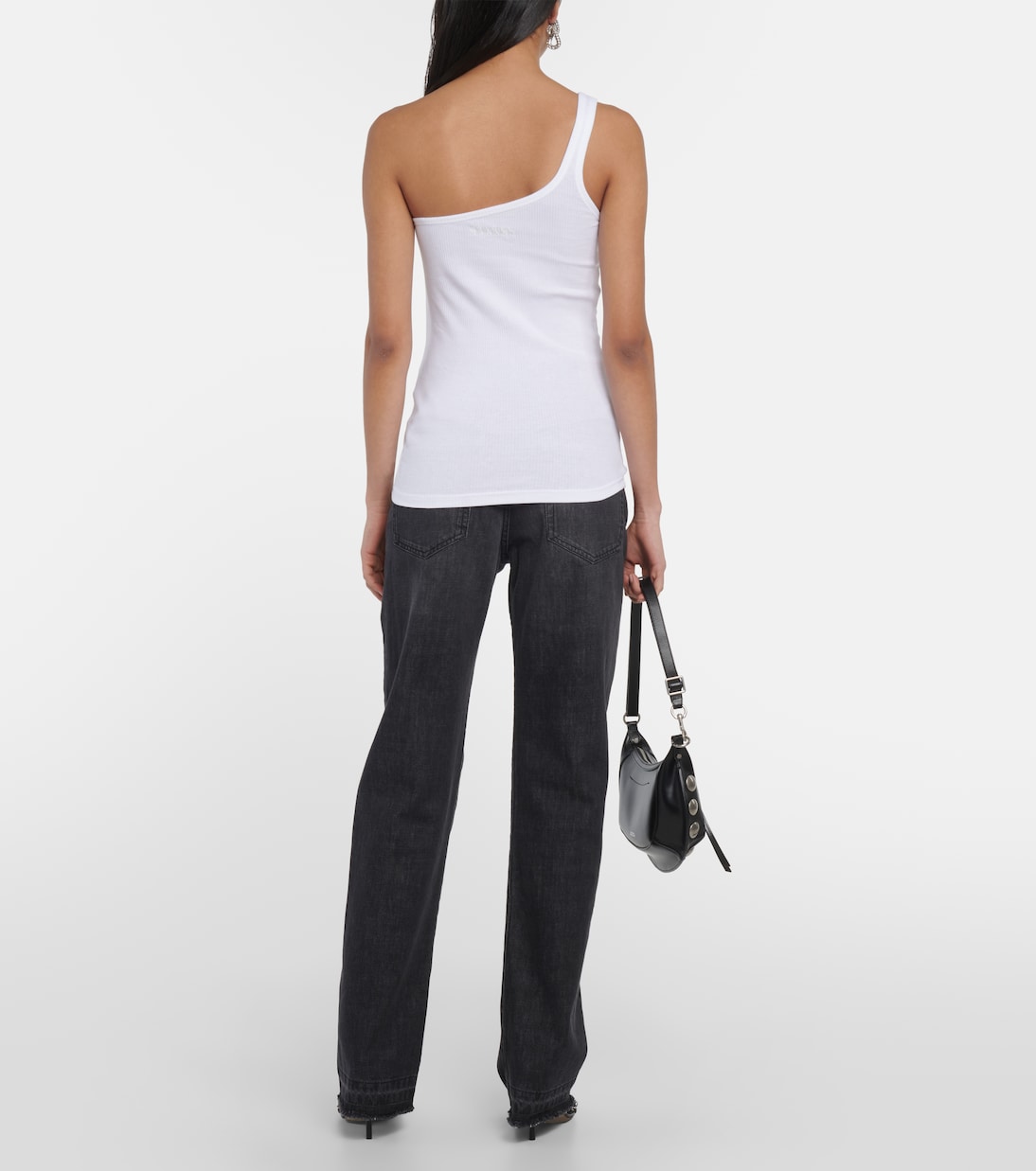 One-shoulder cotton tank top | Isabel Marant