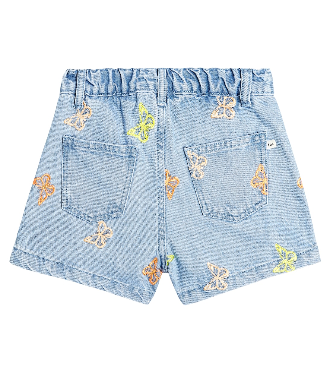 Shorts Burbank de denim bordados | The New Society