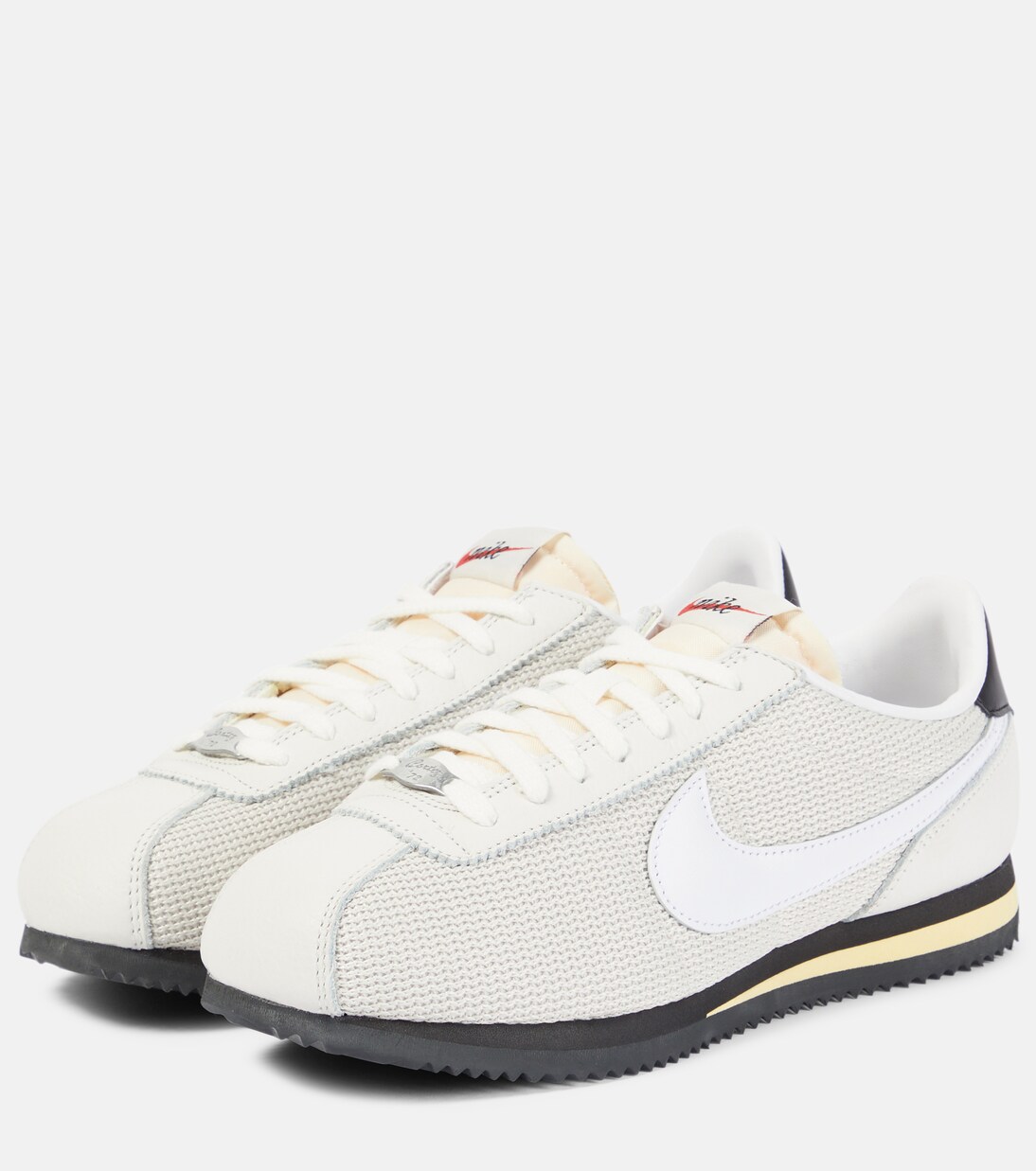 Cortez leather-trimmed sneakers | Nike