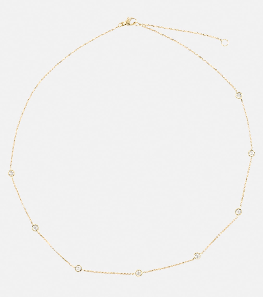 Collana in oro 10kt con Diamanti 