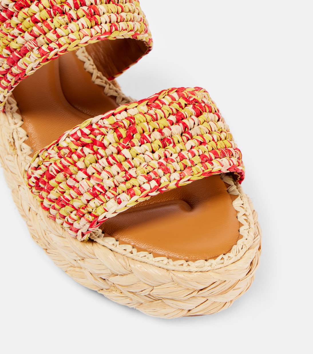 Arlene 2 raffia platform sandals | Clergerie