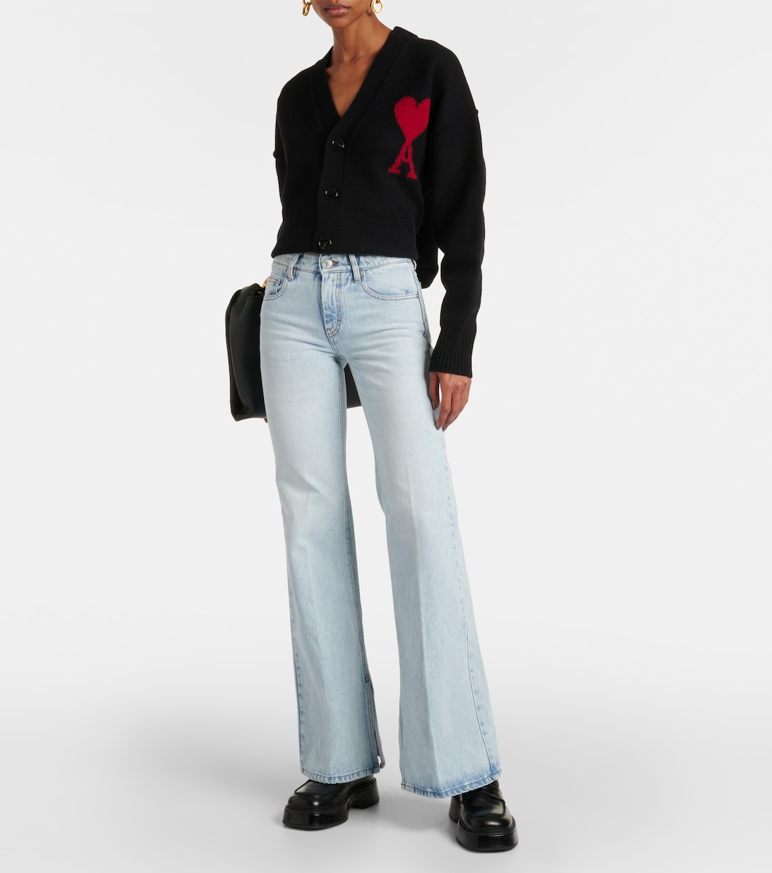 Split-hem flared jeans | Ami Paris