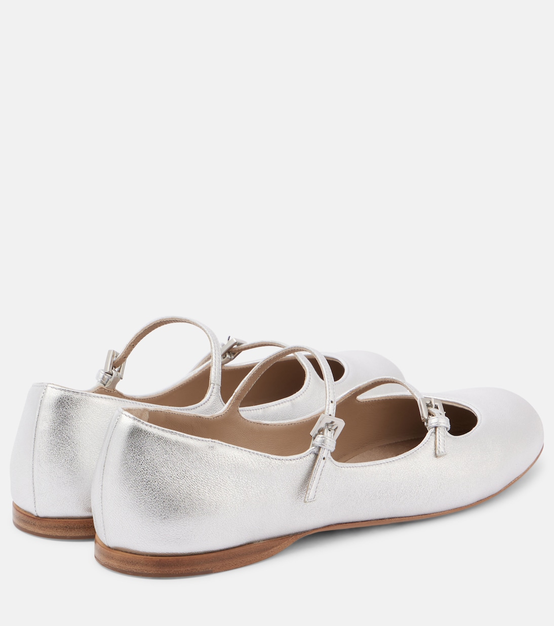 Circus metallic leather Mary Jane flats | Max Mara