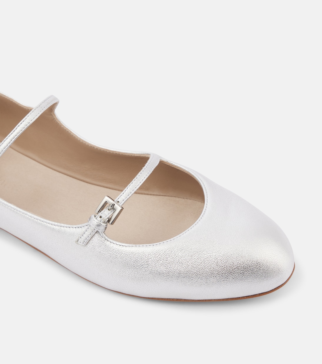 Circus metallic leather Mary Jane flats | Max Mara