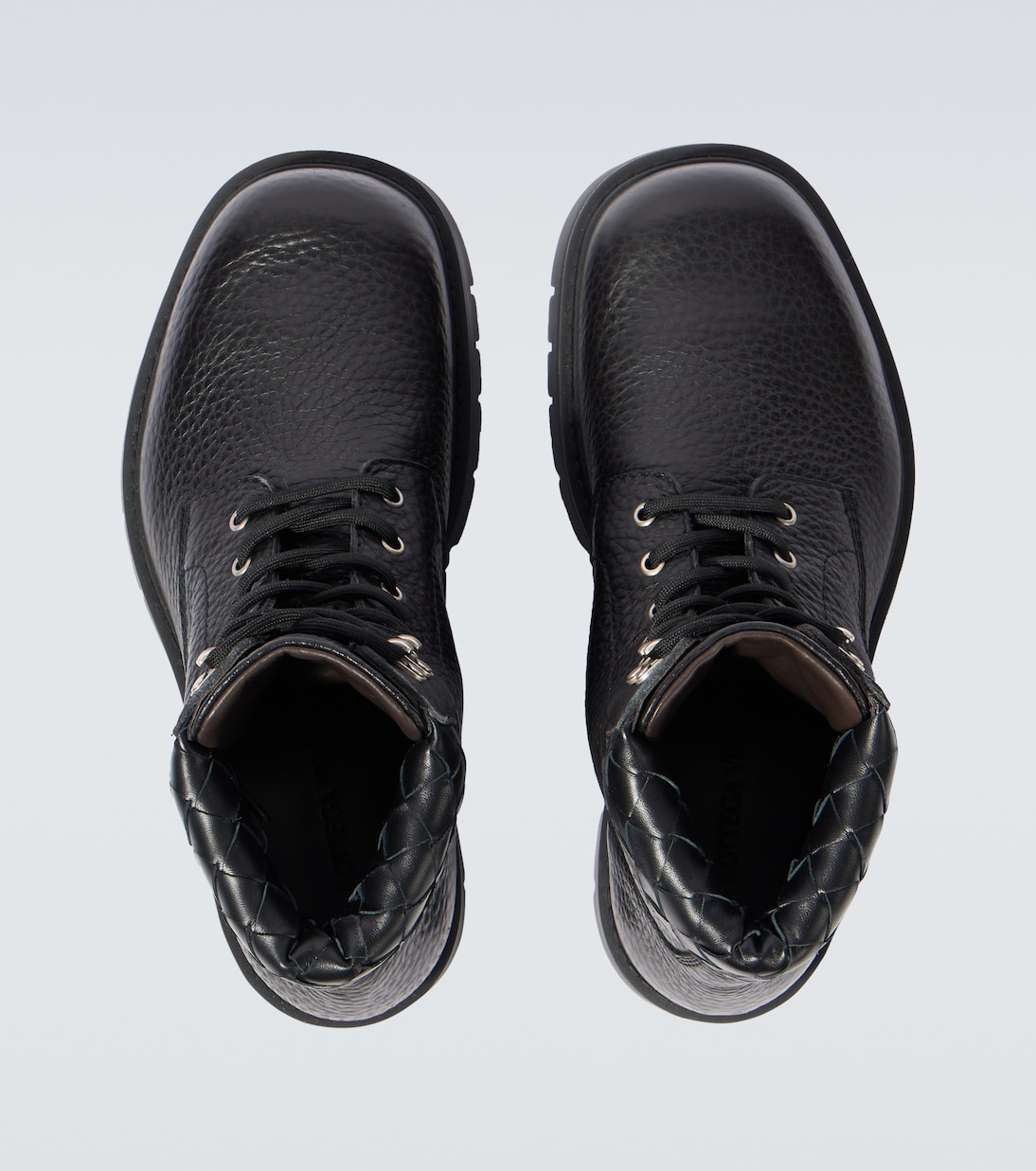 Botas con cordones Haddock de piel | Bottega Veneta