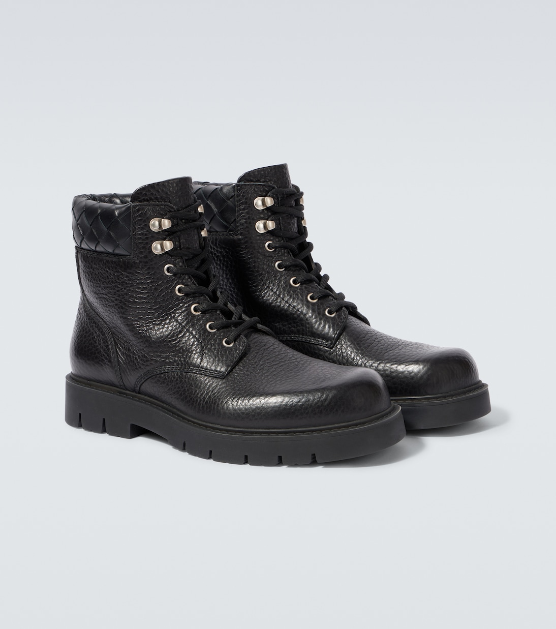 Botas con cordones Haddock de piel | Bottega Veneta