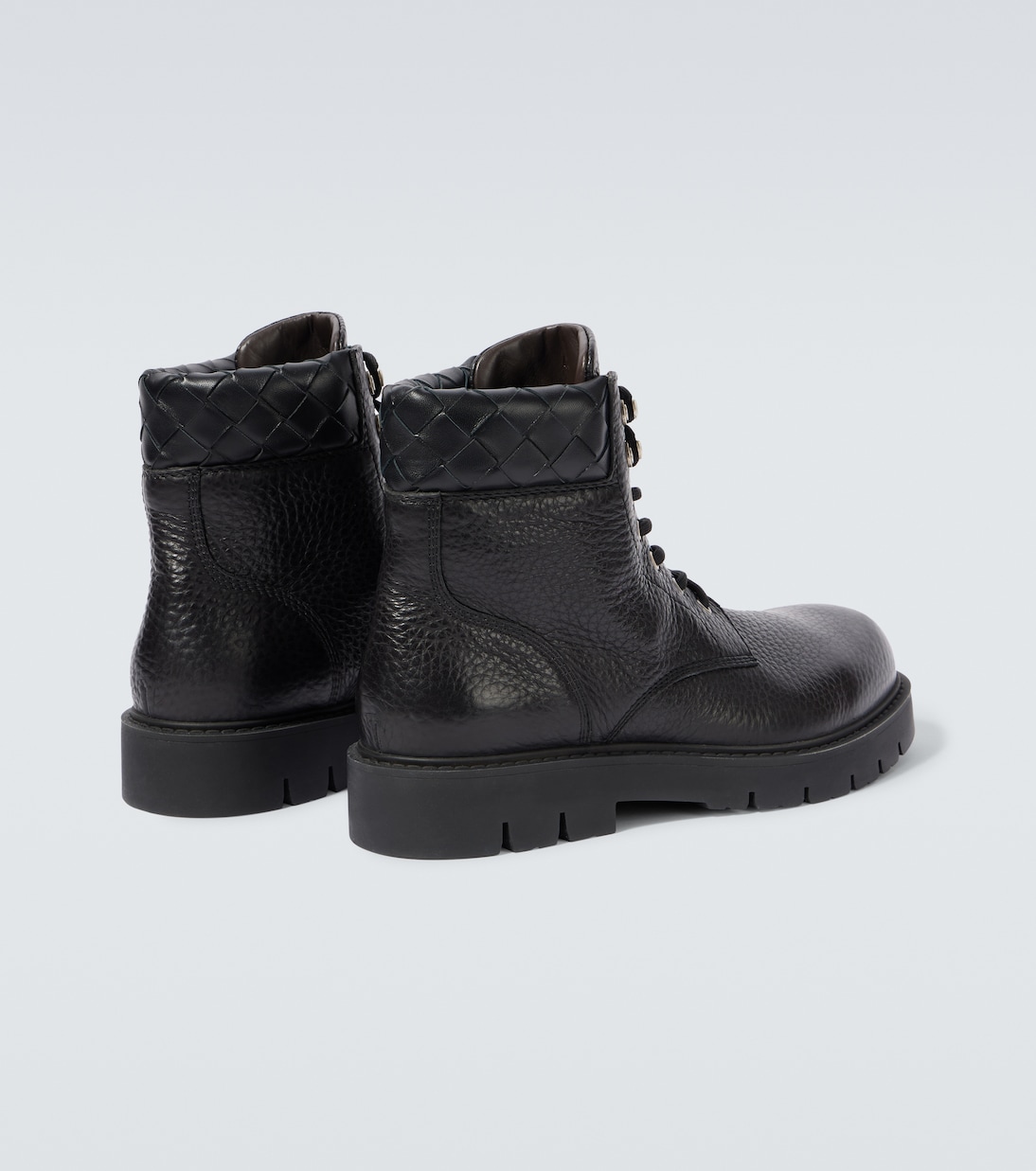 Botas con cordones Haddock de piel | Bottega Veneta