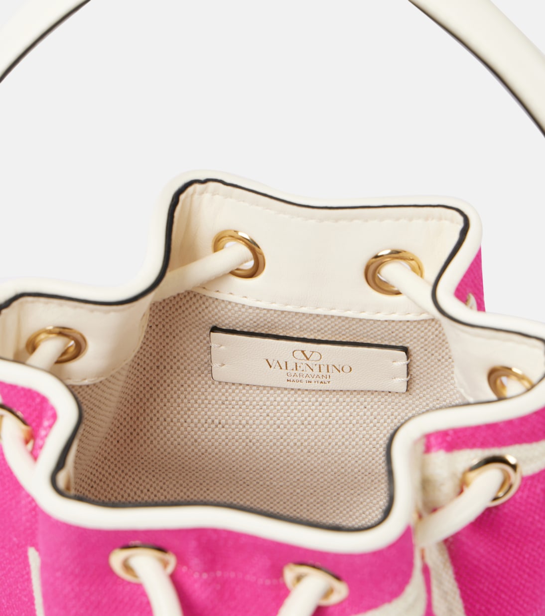 Bucket-Bag VLogo Starfish Mini aus Canvas | Valentino Garavani
