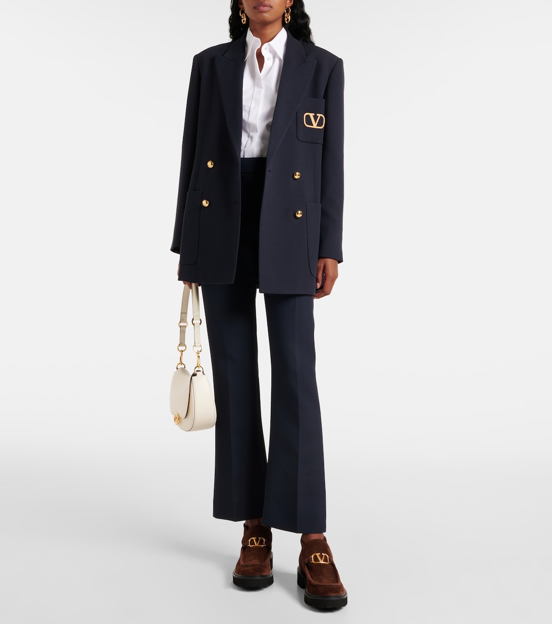 Bottines VLogo Signature en daim | Valentino Garavani