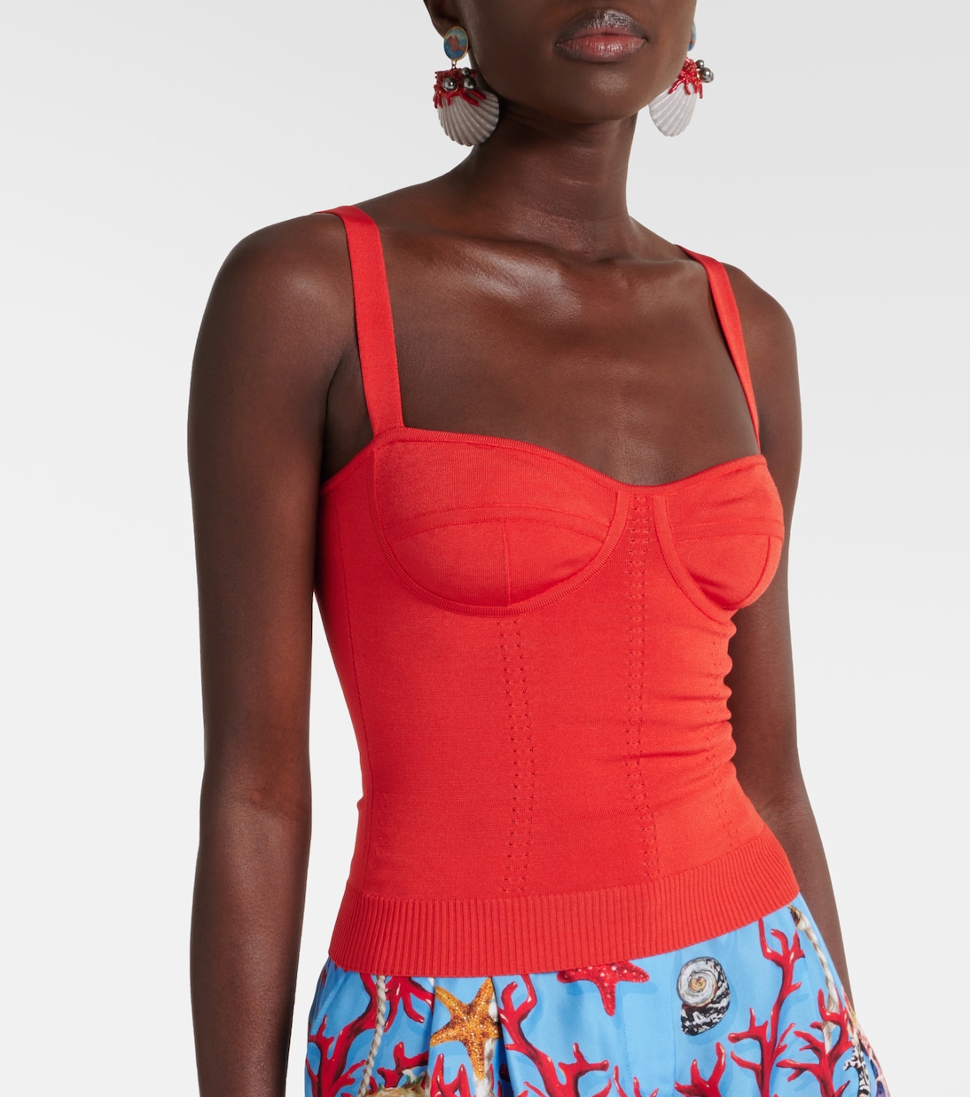 Bustier-Top aus Strick | Dolce&Gabbana