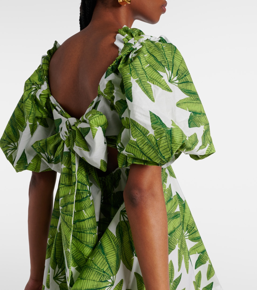 Palms Fan cotton minidress | Farm Rio