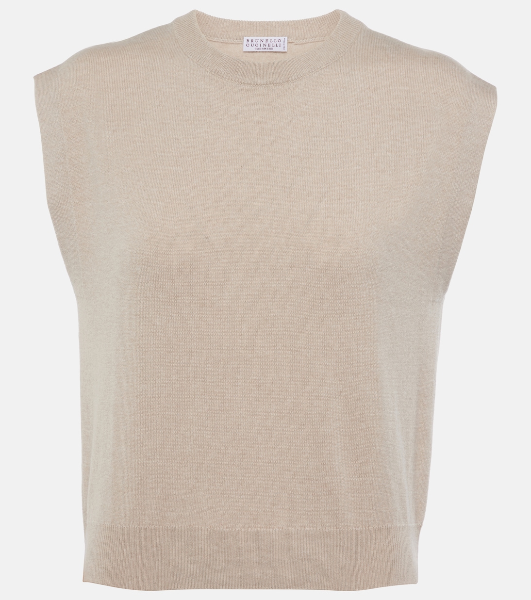 Pull sans manches en cachemire | Brunello Cucinelli