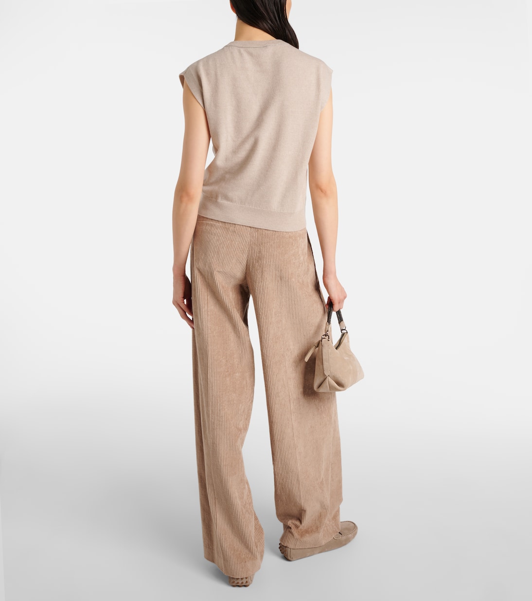 Pull sans manches en cachemire | Brunello Cucinelli