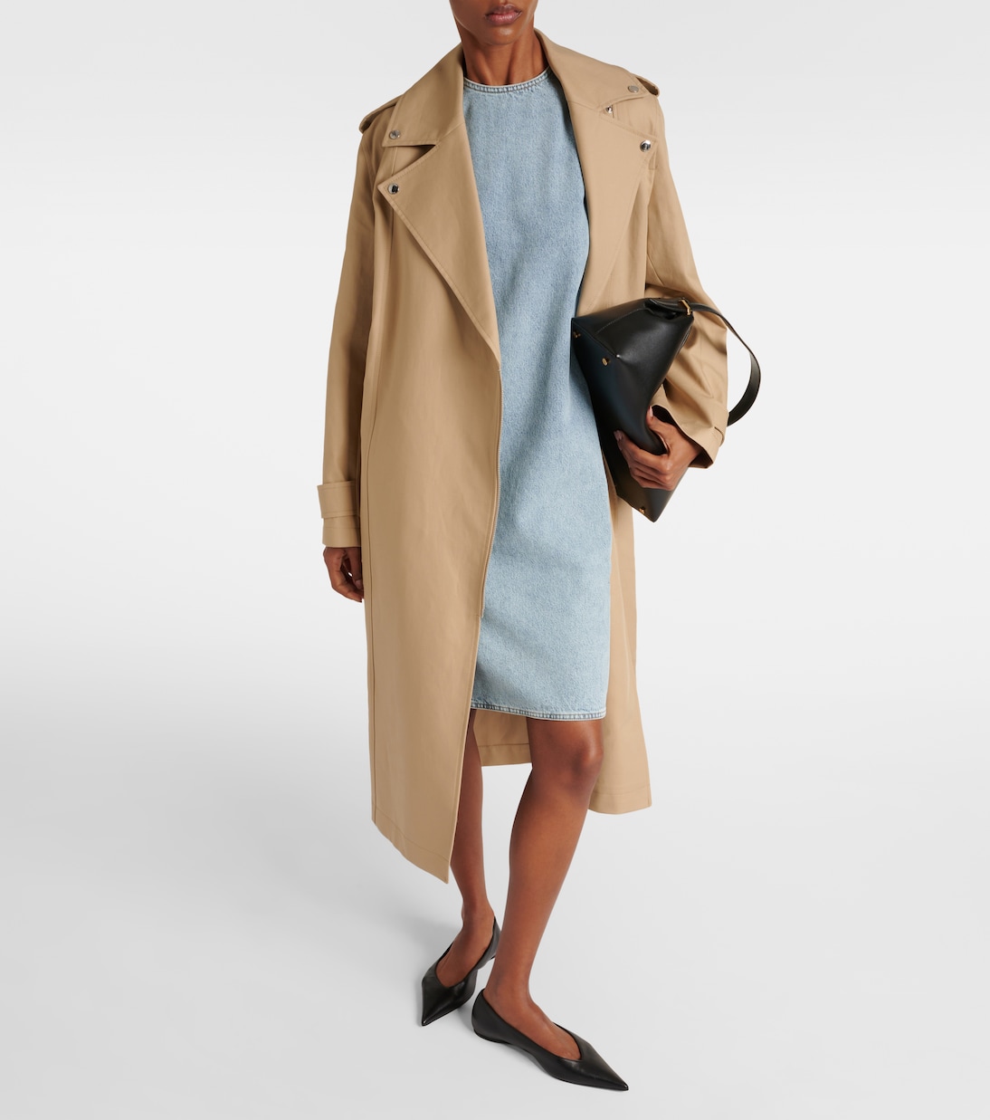 Robe midi en jean | Toteme