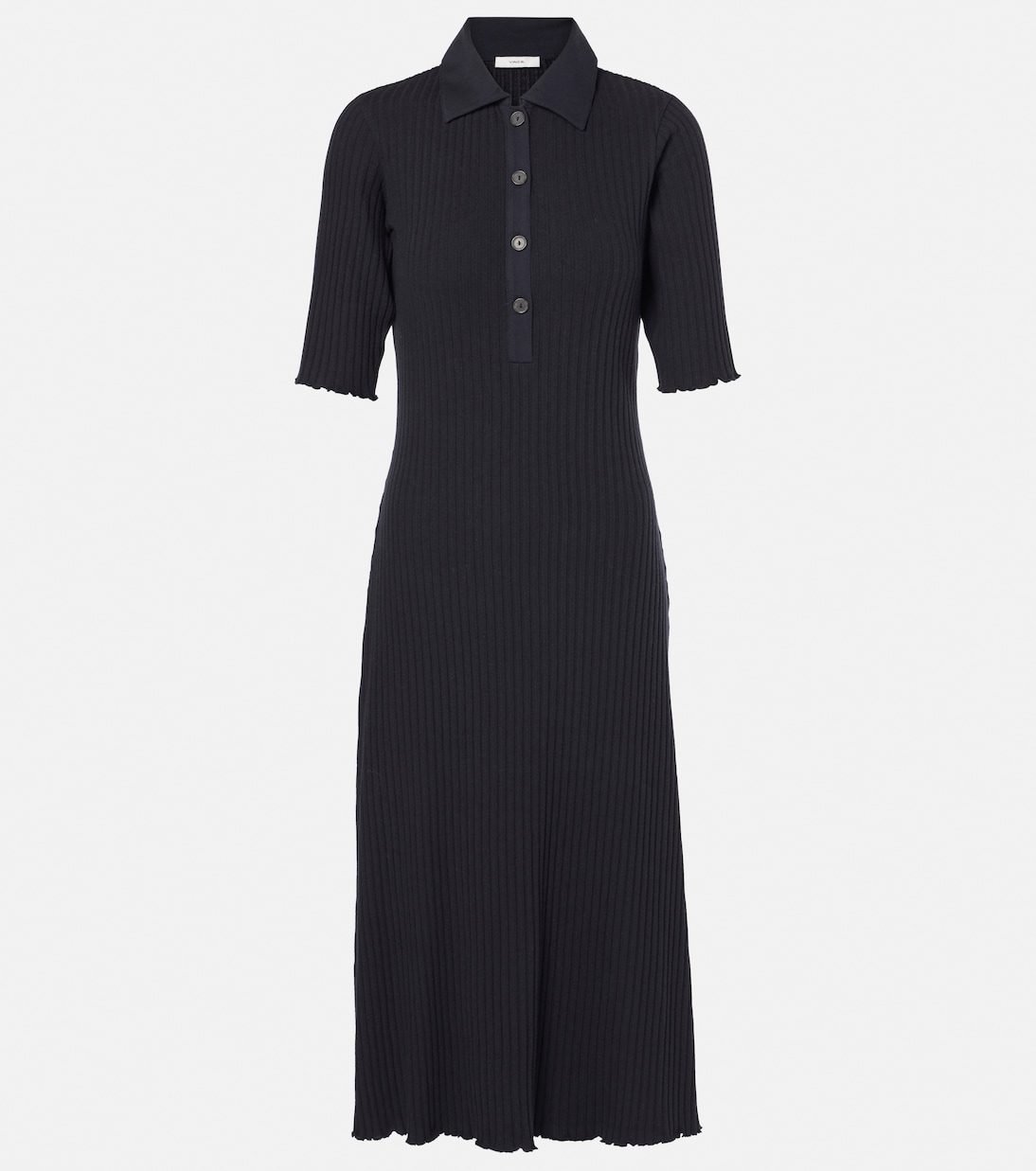 Polokleid aus Rippstrick | Vince