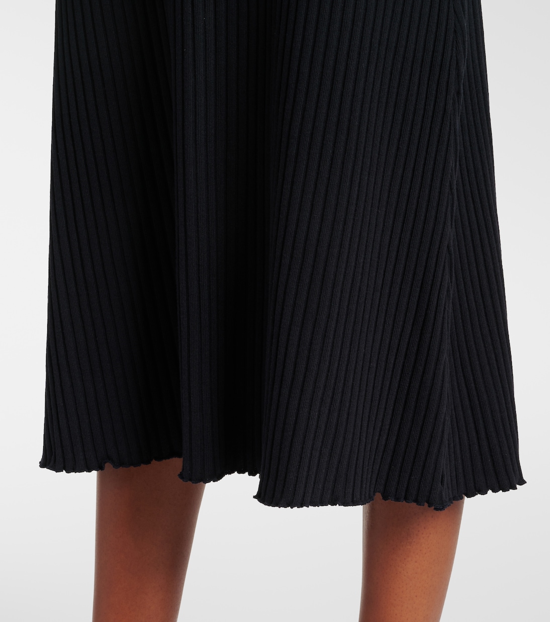 Polokleid aus Rippstrick | Vince