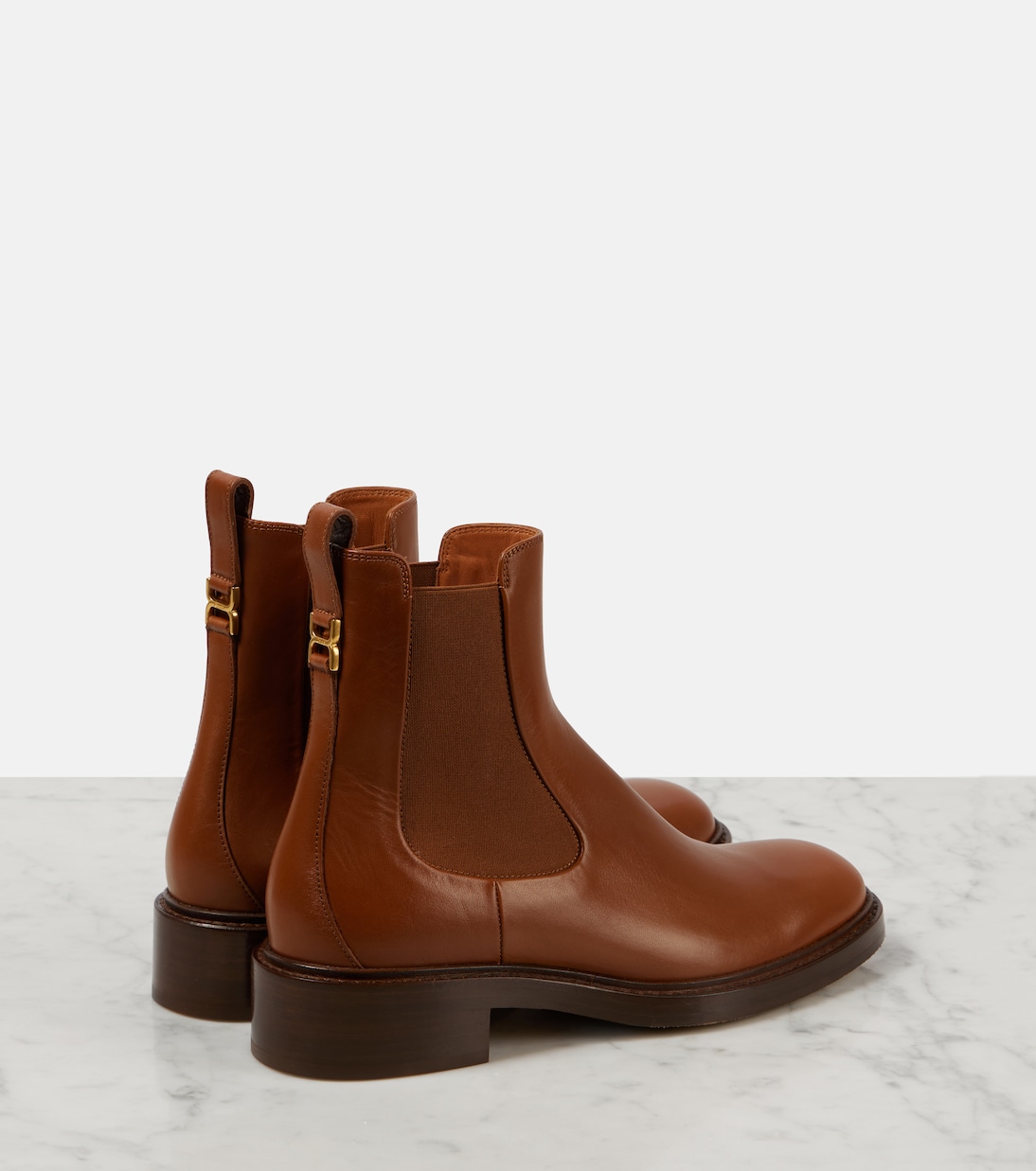 Chelsea Boots Marcie aus Leder | Chloé