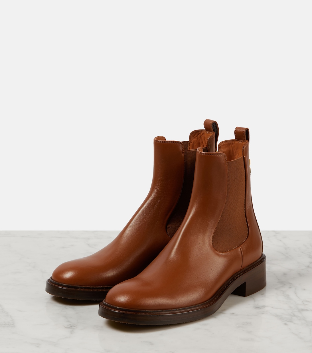 Chelsea Boots Marcie aus Leder | Chloé