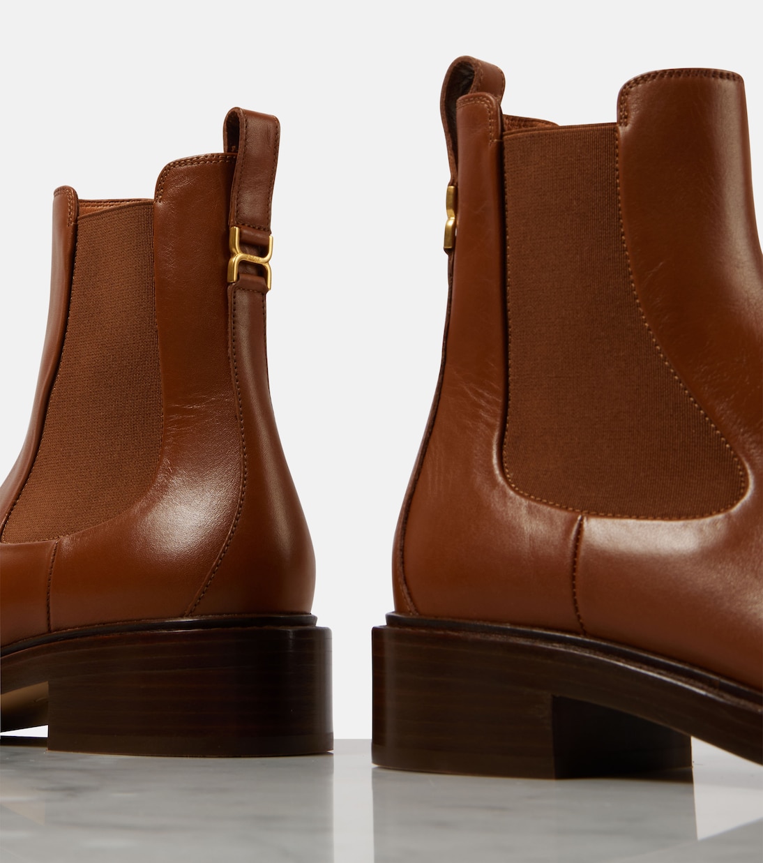 Chelsea Boots Marcie aus Leder | Chloé