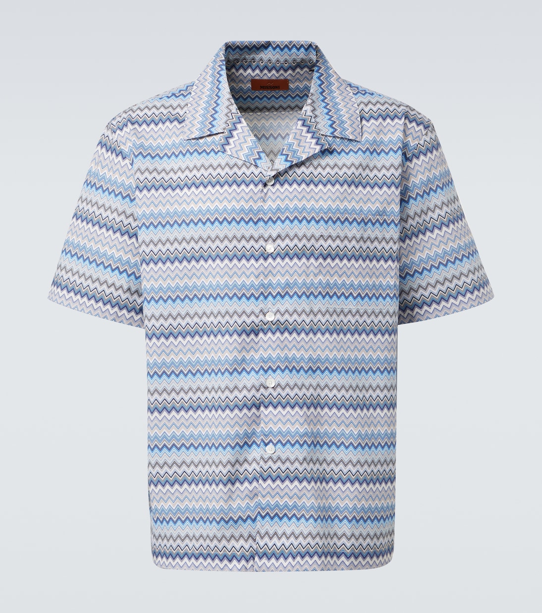Camisa bowling de algodón en zigzag | Missoni