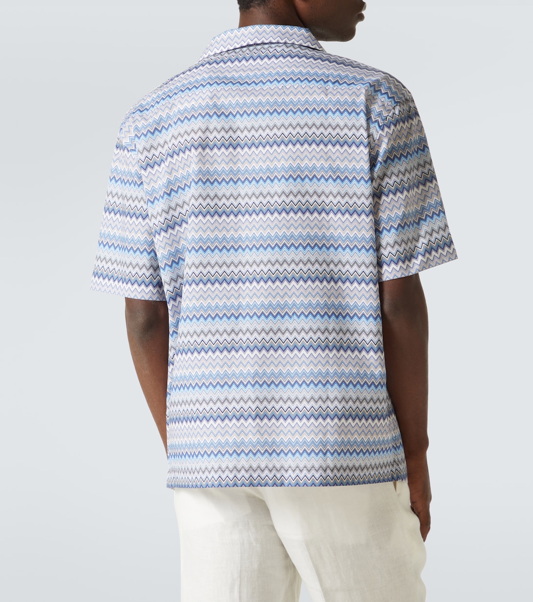 Camisa bowling de algodón en zigzag | Missoni