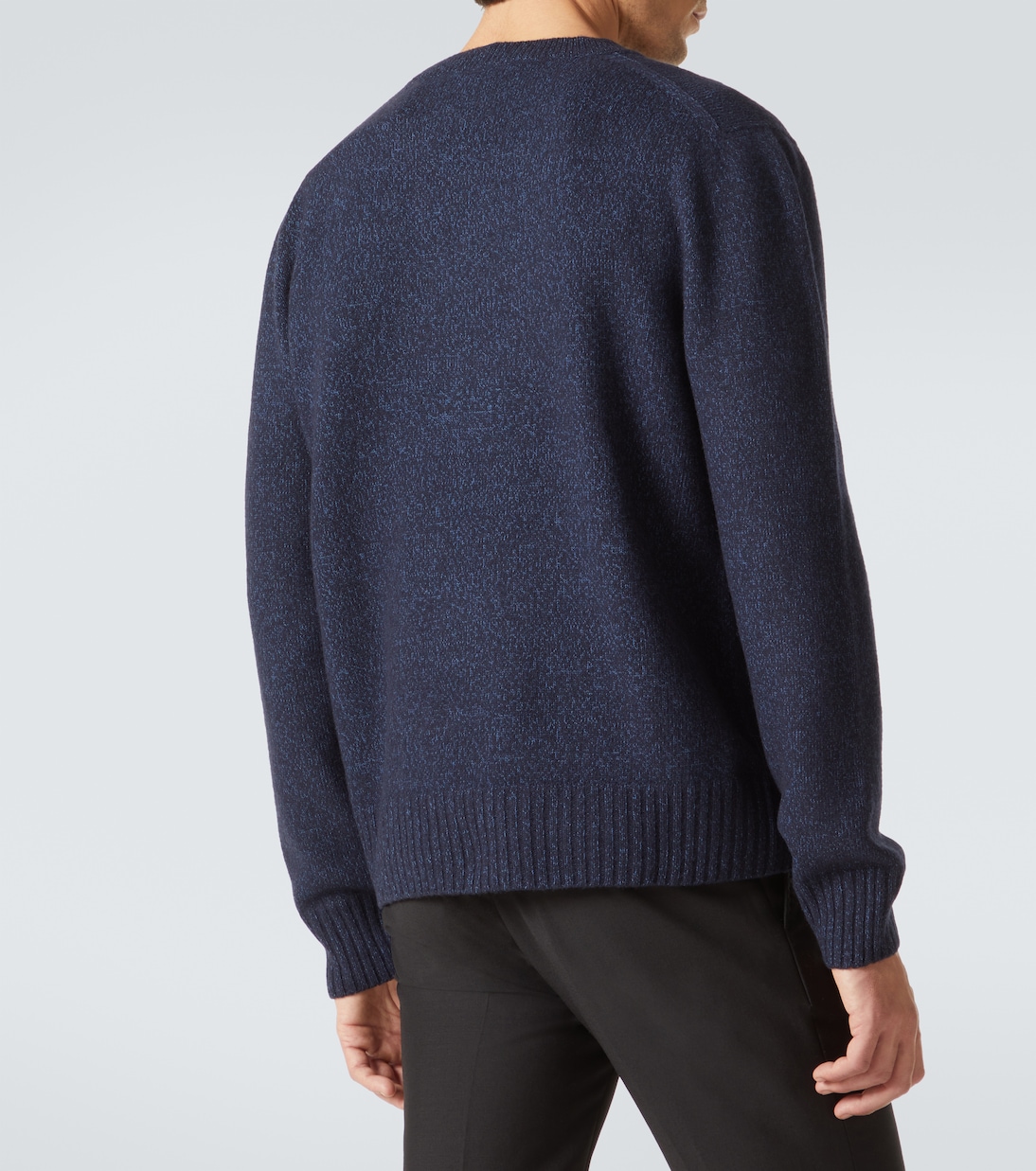 Skull embroidered wool-blend sweater | McQueen