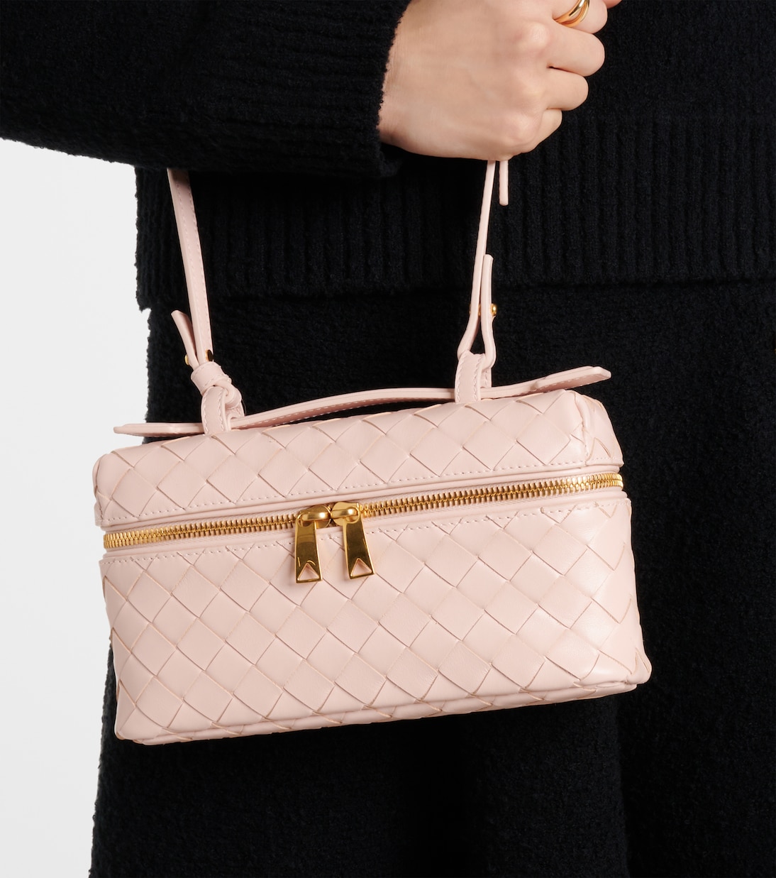 Bolso neceser Bang Bang de piel Intrecciato | Bottega Veneta