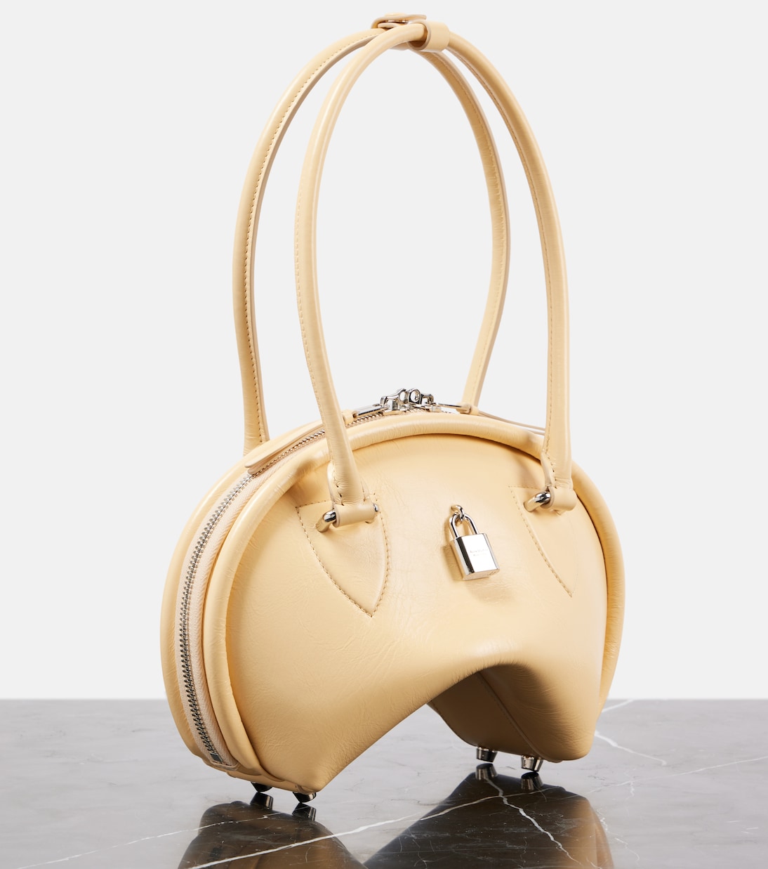 Sac Bowlina Mini en cuir | Acne Studios