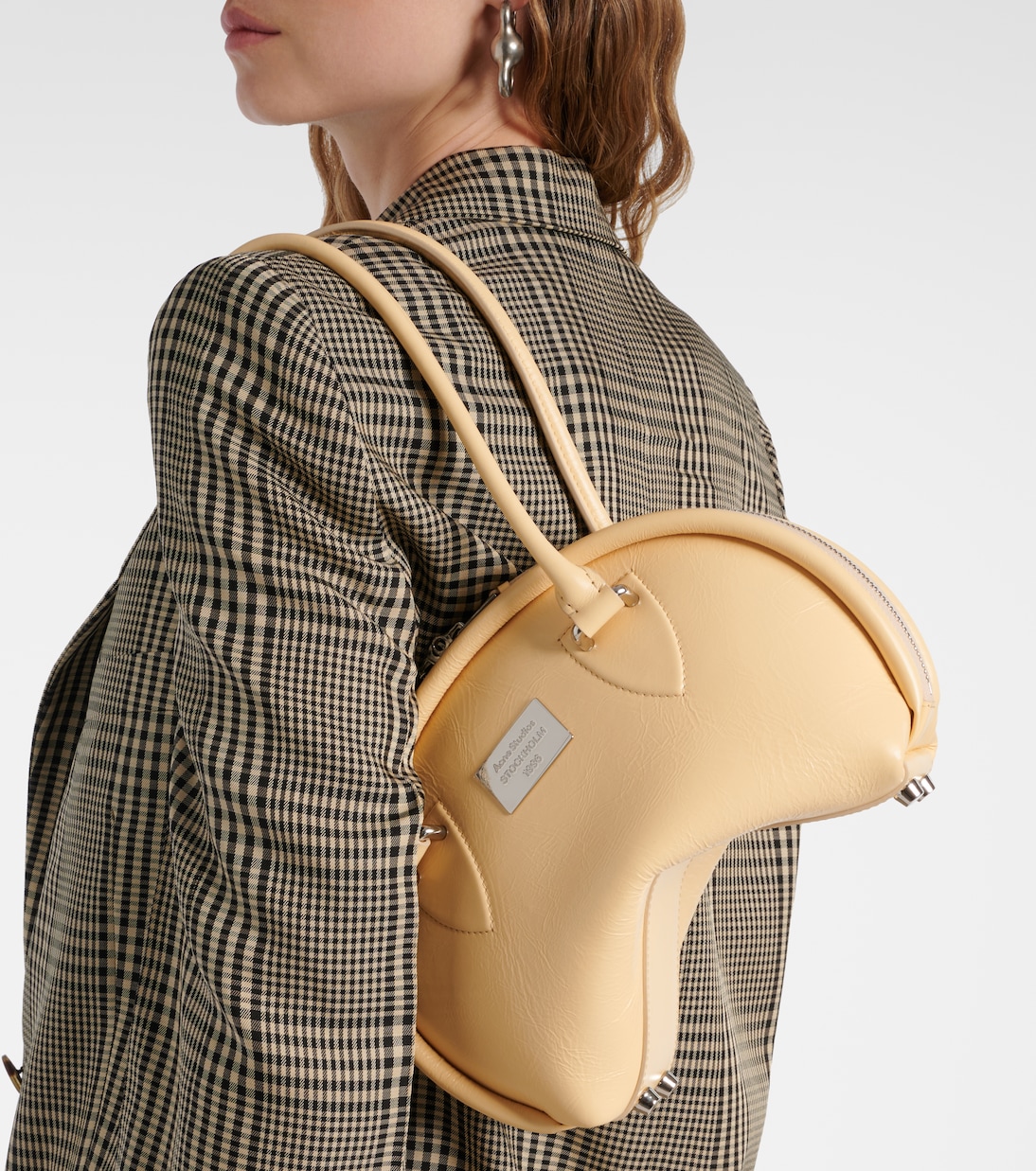 Sac Bowlina Mini en cuir | Acne Studios
