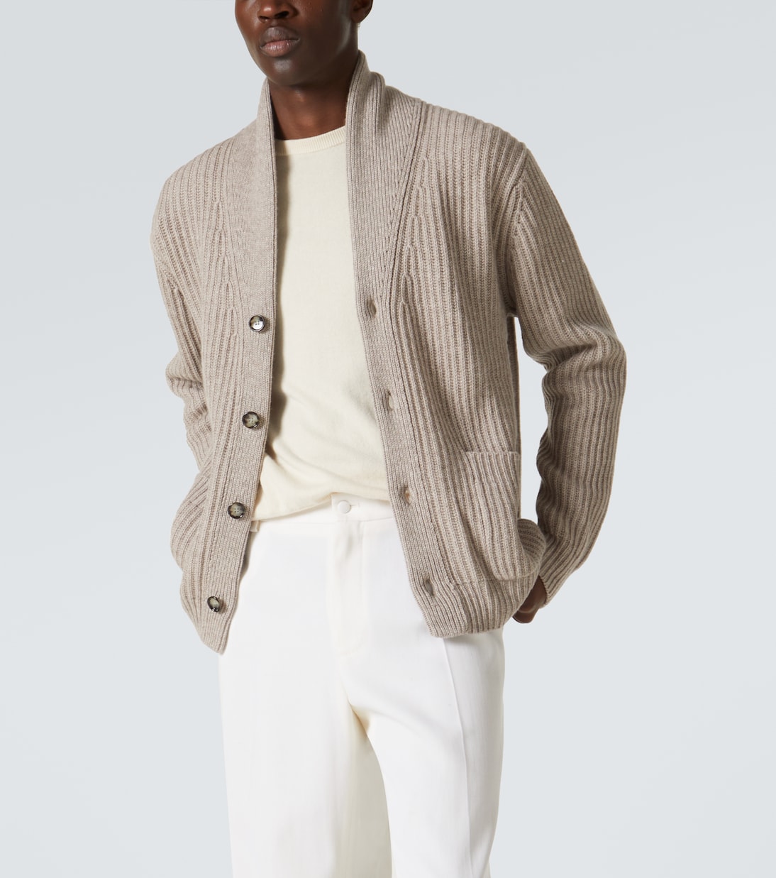Wool and cashmere cardigan | Allude