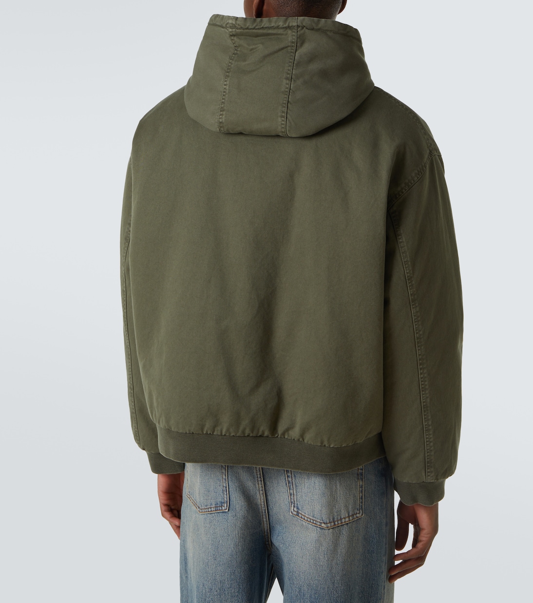 Kapuzenjacke aus Baumwoll-Gabardine | Miu Miu