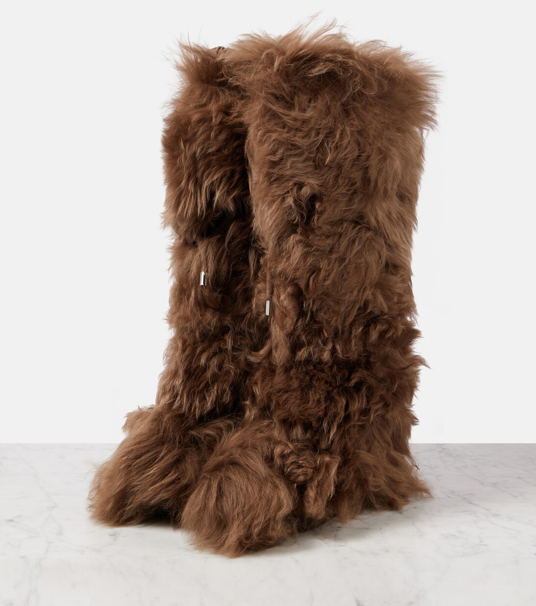 Bottes après-ski Gaia High en shearling | Moncler Grenoble