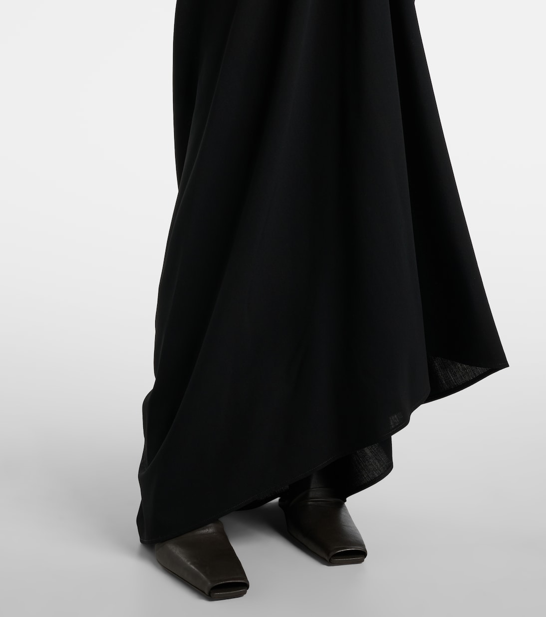 Amphora Prong wool grain de poudre gown | Rick Owens