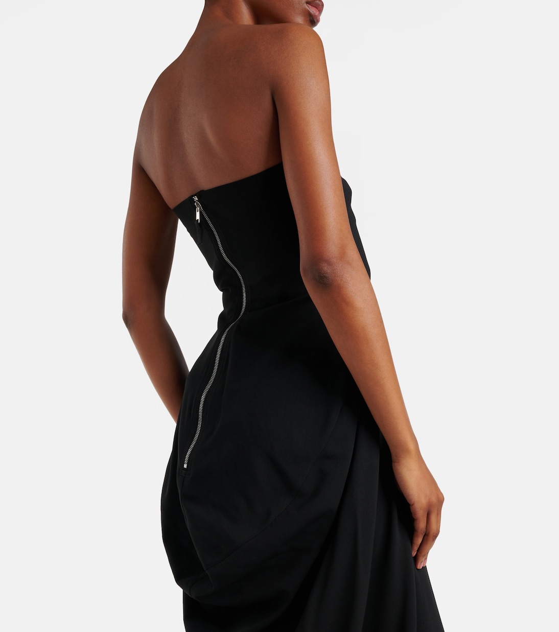 Amphora Prong wool grain de poudre gown | Rick Owens
