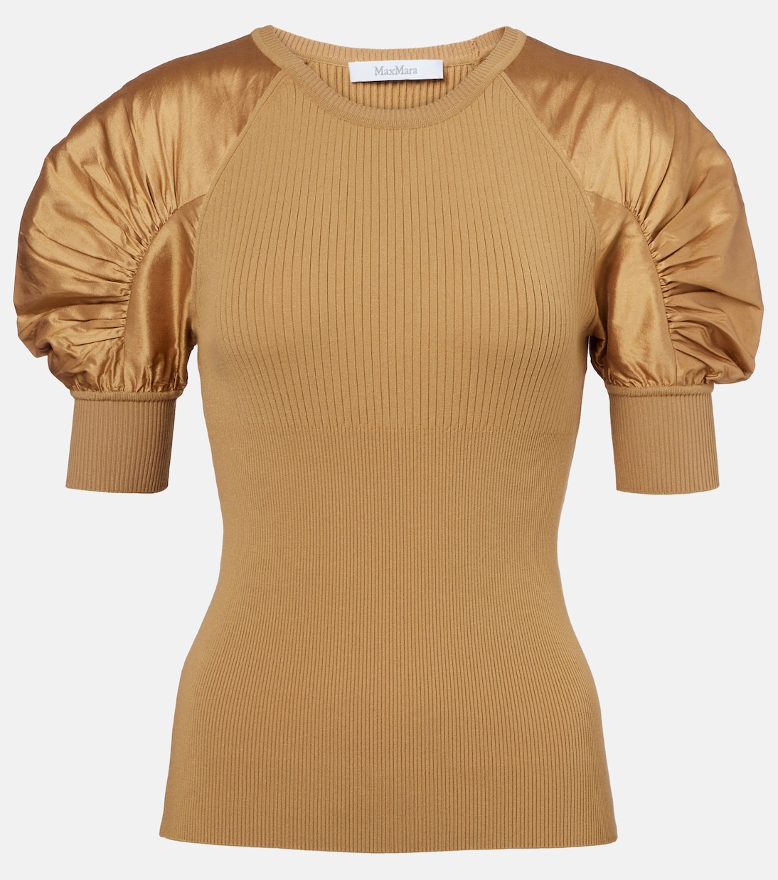 Top in crêpe a coste | Max Mara