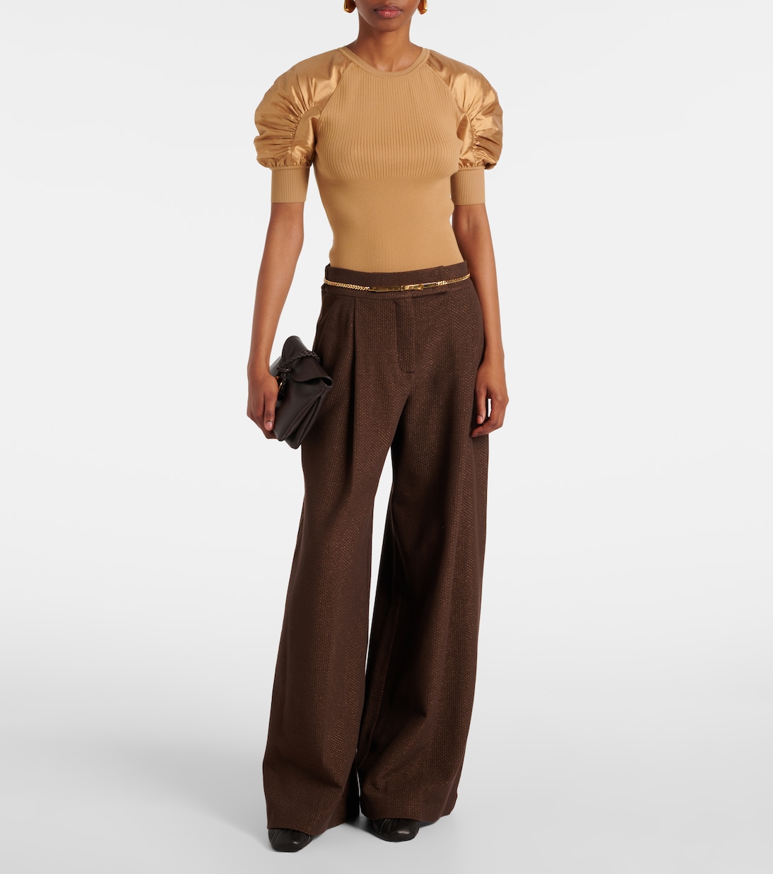 Top in crêpe a coste | Max Mara