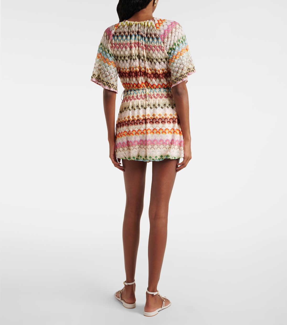 Minirock aus Häkelstrick | Missoni