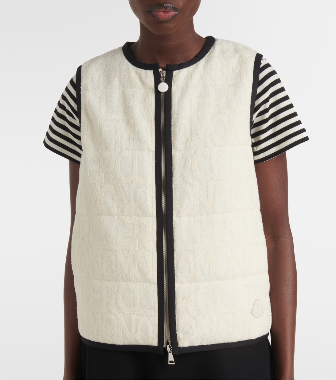 Gilet imbottito in misto cotone | Moncler
