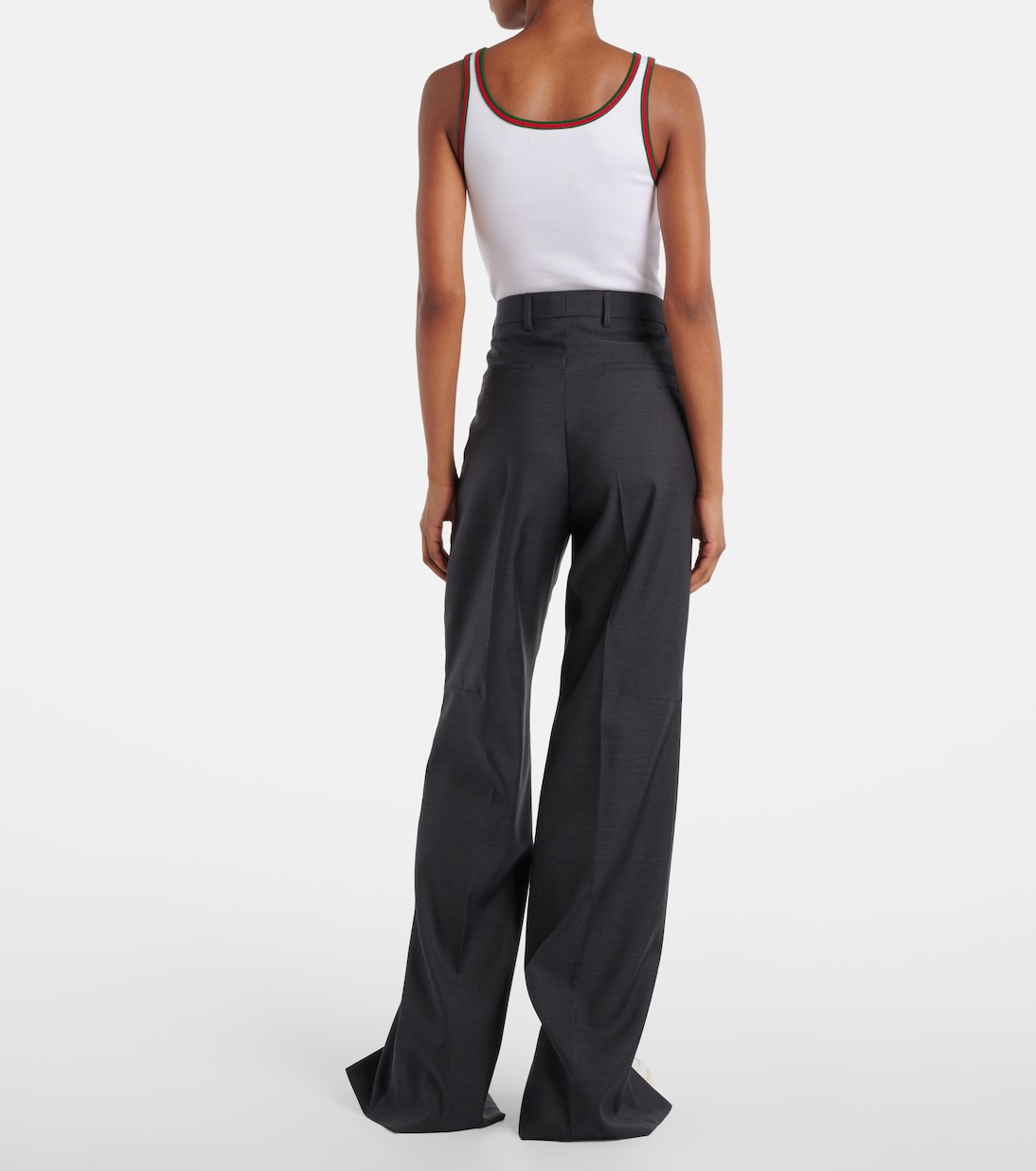 Wool straight pants | Gucci