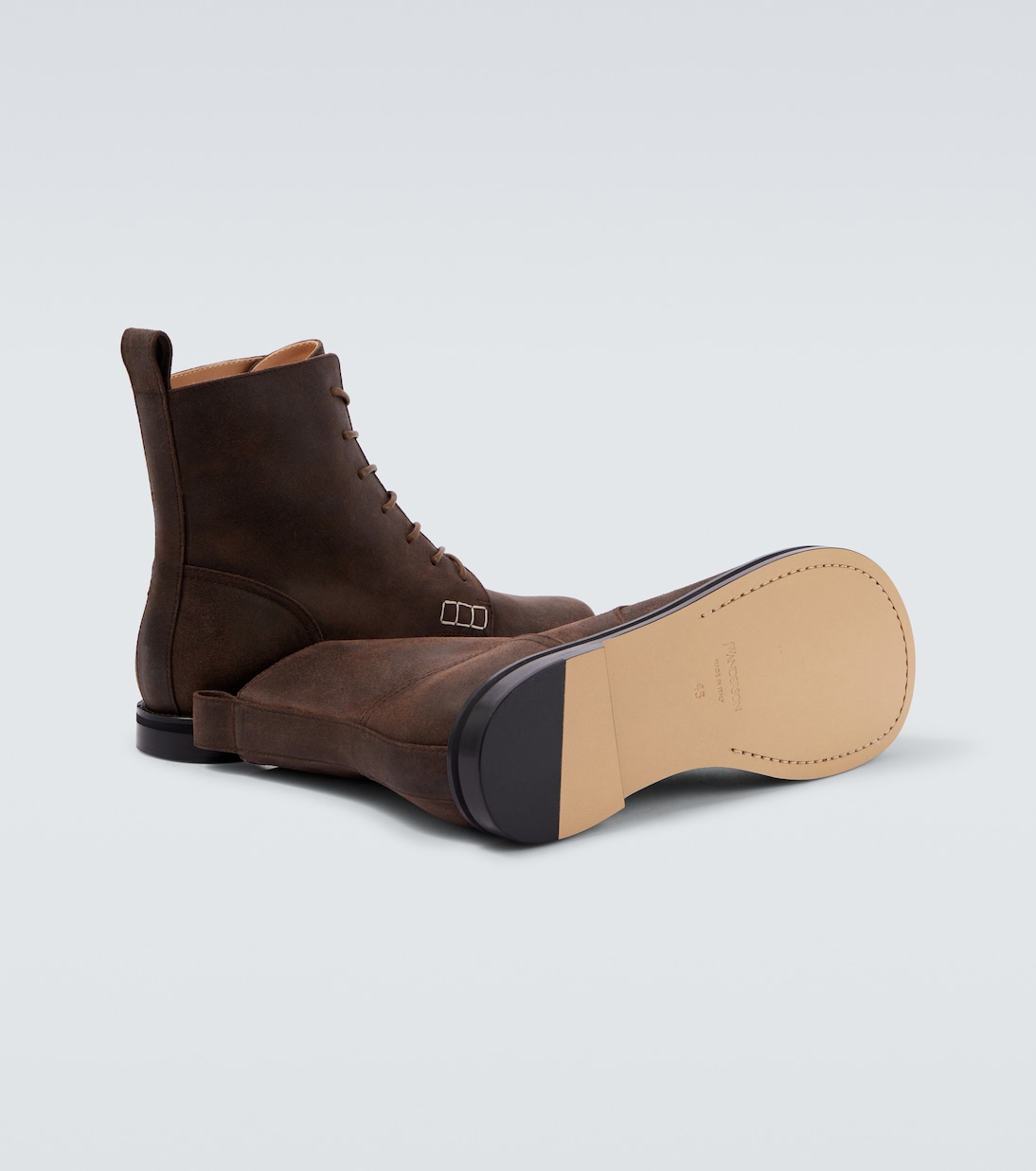Leather lace-up boots | JW Anderson