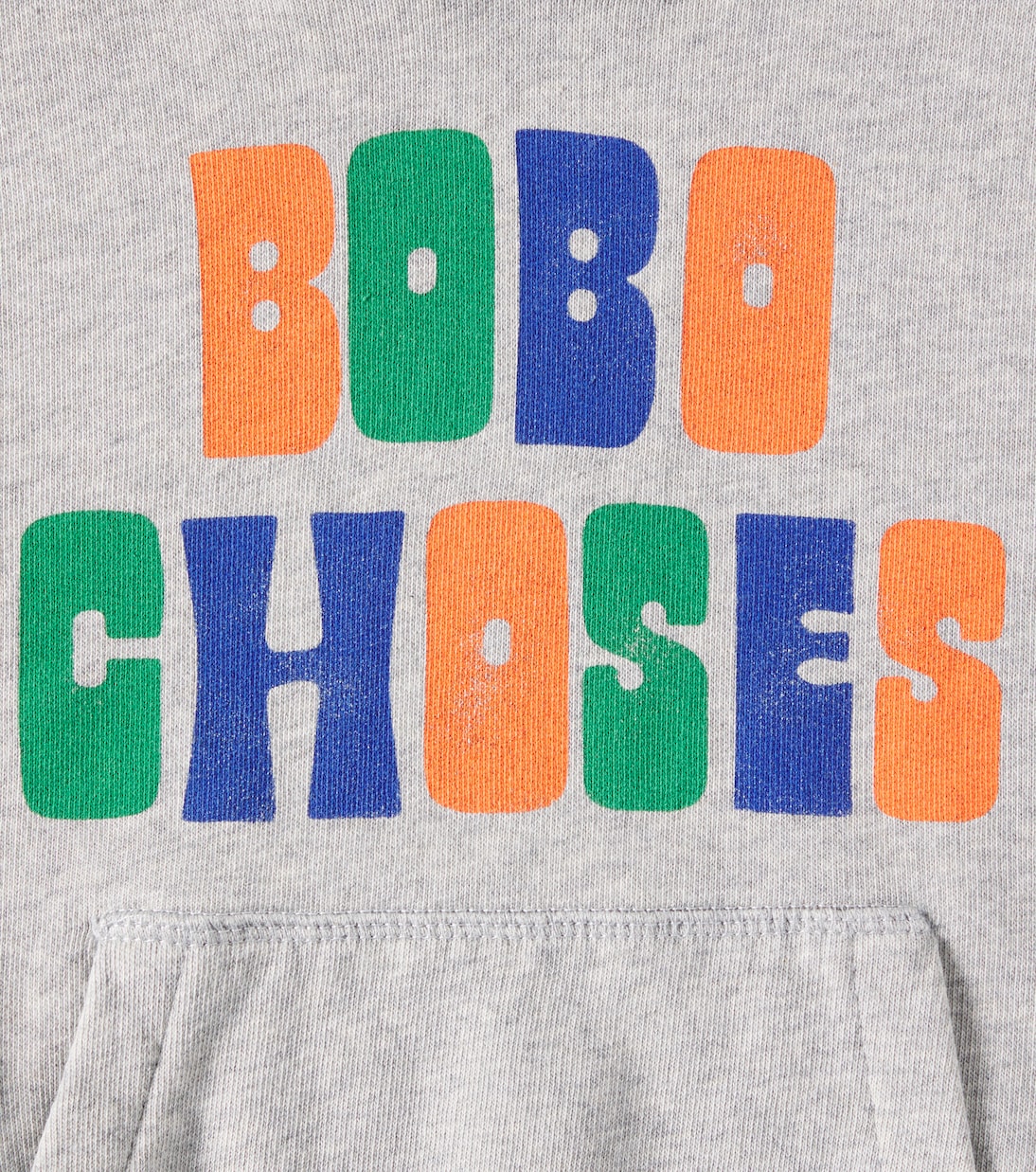 Gilet in jersey di cotone con cappuccio | Bobo Choses