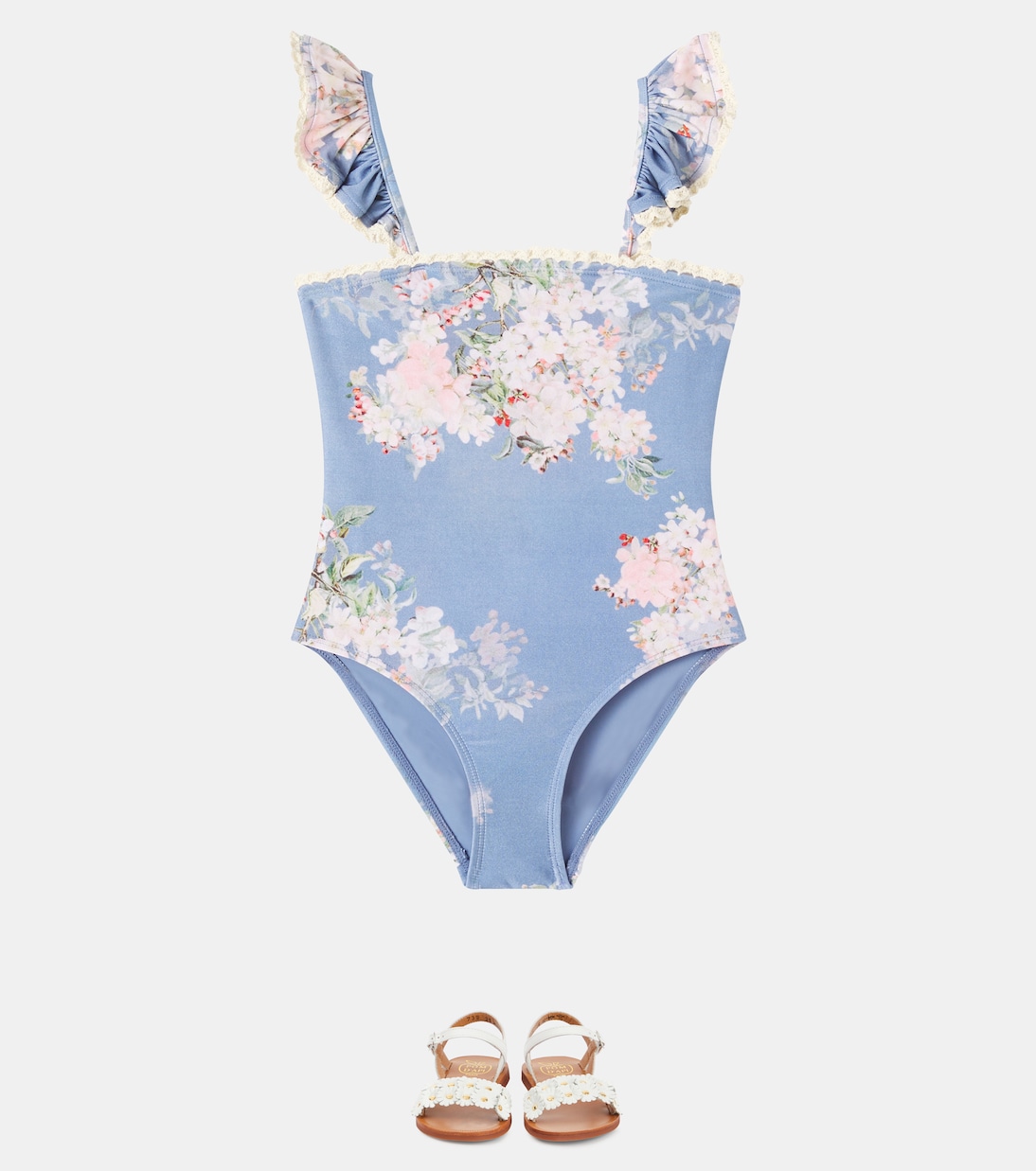 Bedruckter Badeanzug Cascadian | Zimmermann Kids
