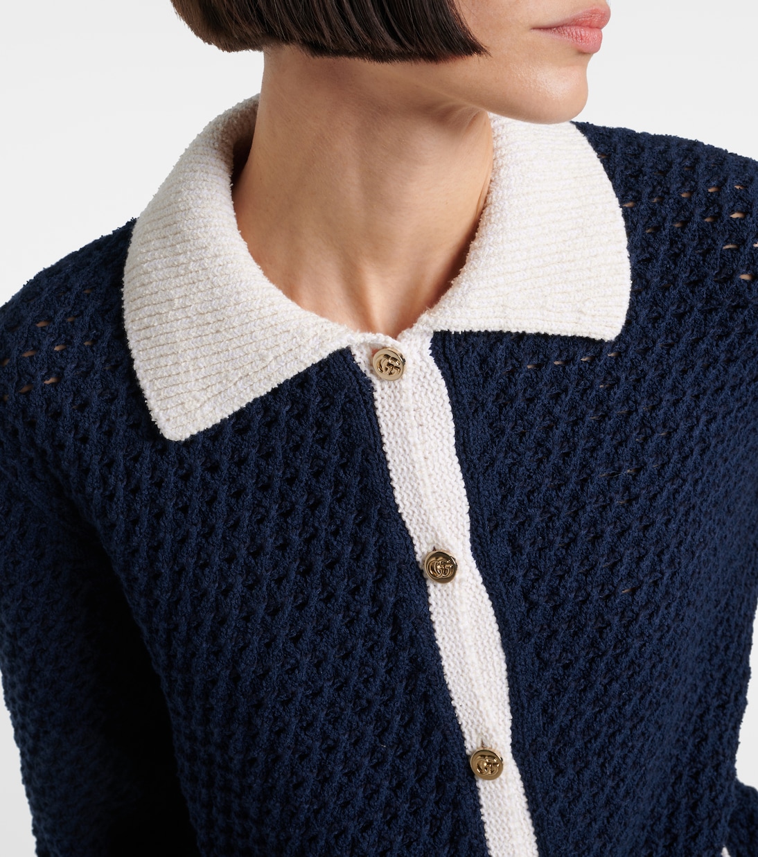 Cardigan en crochet de coton | Gucci