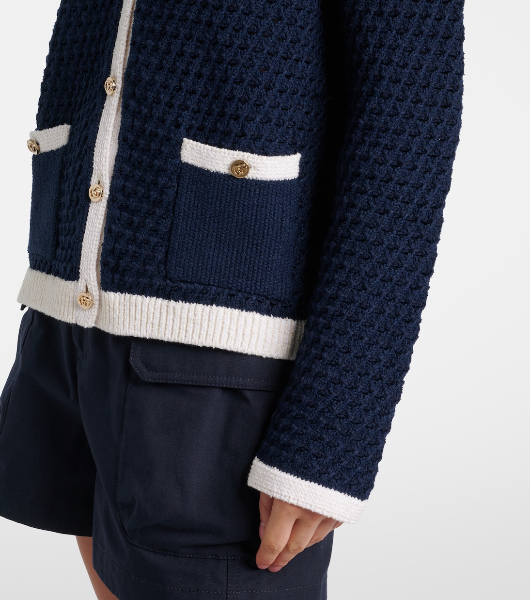 Cardigan en crochet de coton | Gucci